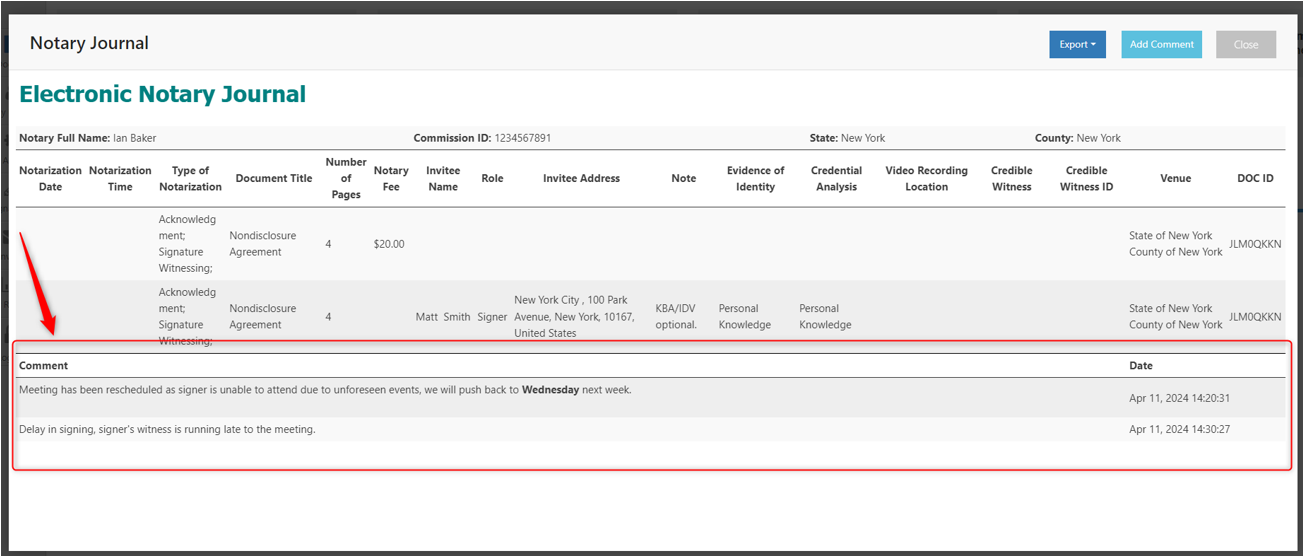 Electronic Notary Journal Notary Software Feature Secured Signing