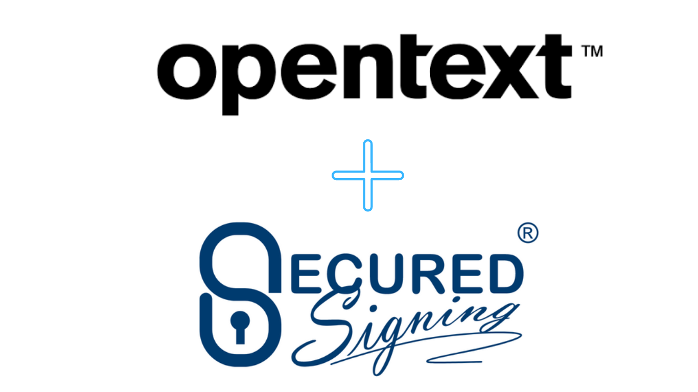 Open Text and Secured Signing