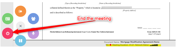 End Meeting when Video Quality is Low